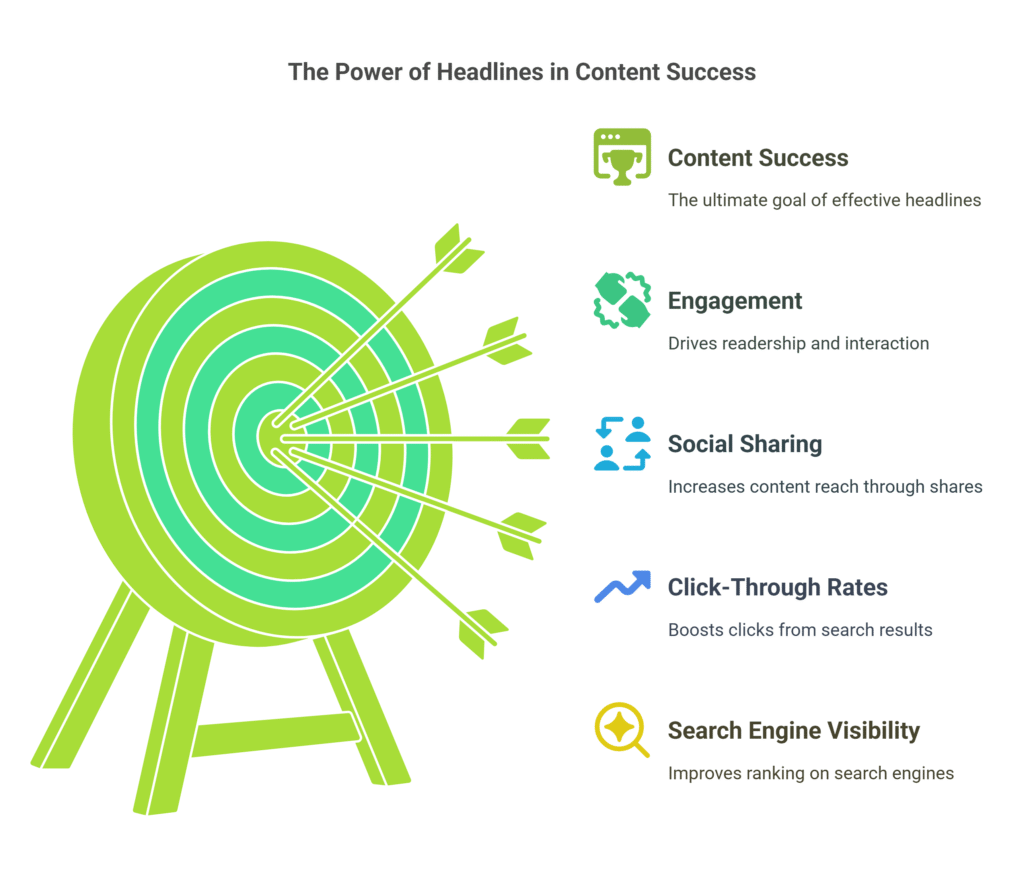 power of headlines in content success