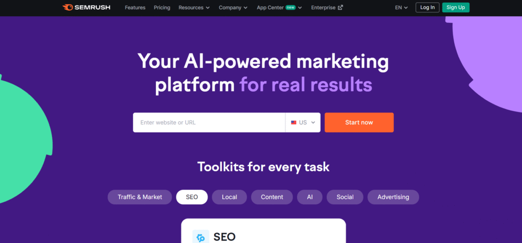 SEMrush- one of the best backlink checker tools