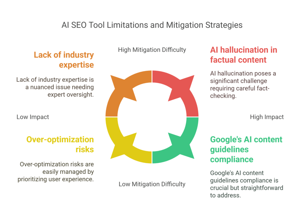 AI SEO Tool Limitations and Mitigation Strategies