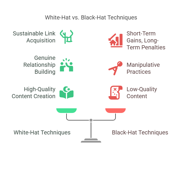 White-Hat vs. Black-Hat Techniques