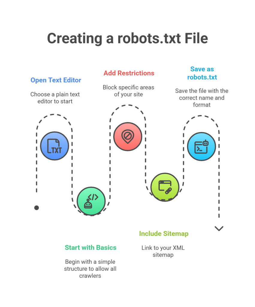 how to create a robot.txt file