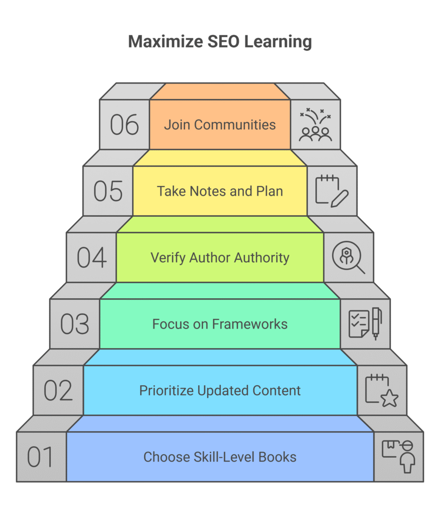 how you can get the most benefit from seo books