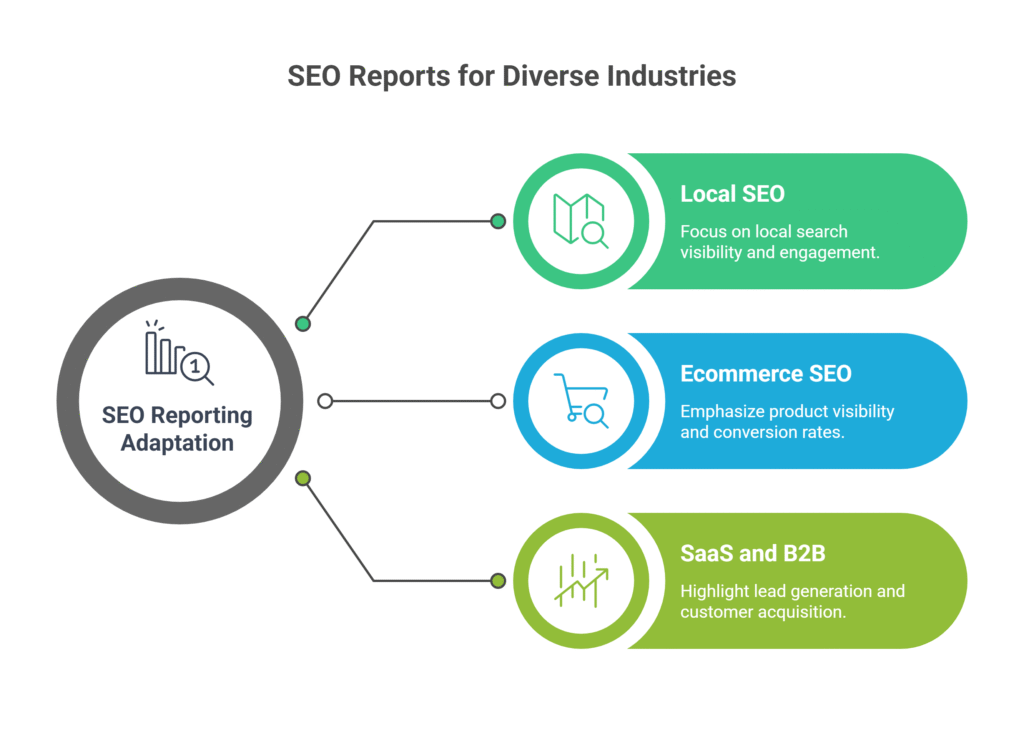 SEO reporting for diverse niches