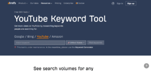 ahrefs youtube keyword tool