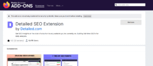 detailed seo extension firefox