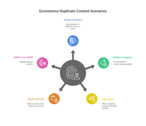 ecommerce duplicate content scenarios