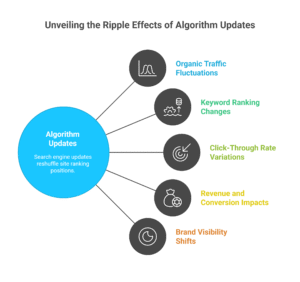 impacts of algorithm updates