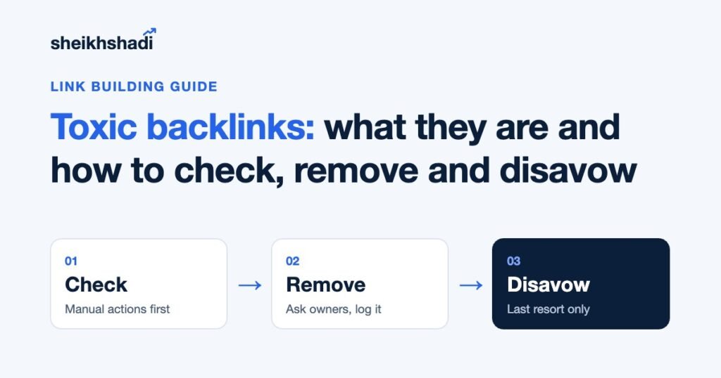 Toxic Backlinks: What They Are and How to Check, Remove and Disavow Them